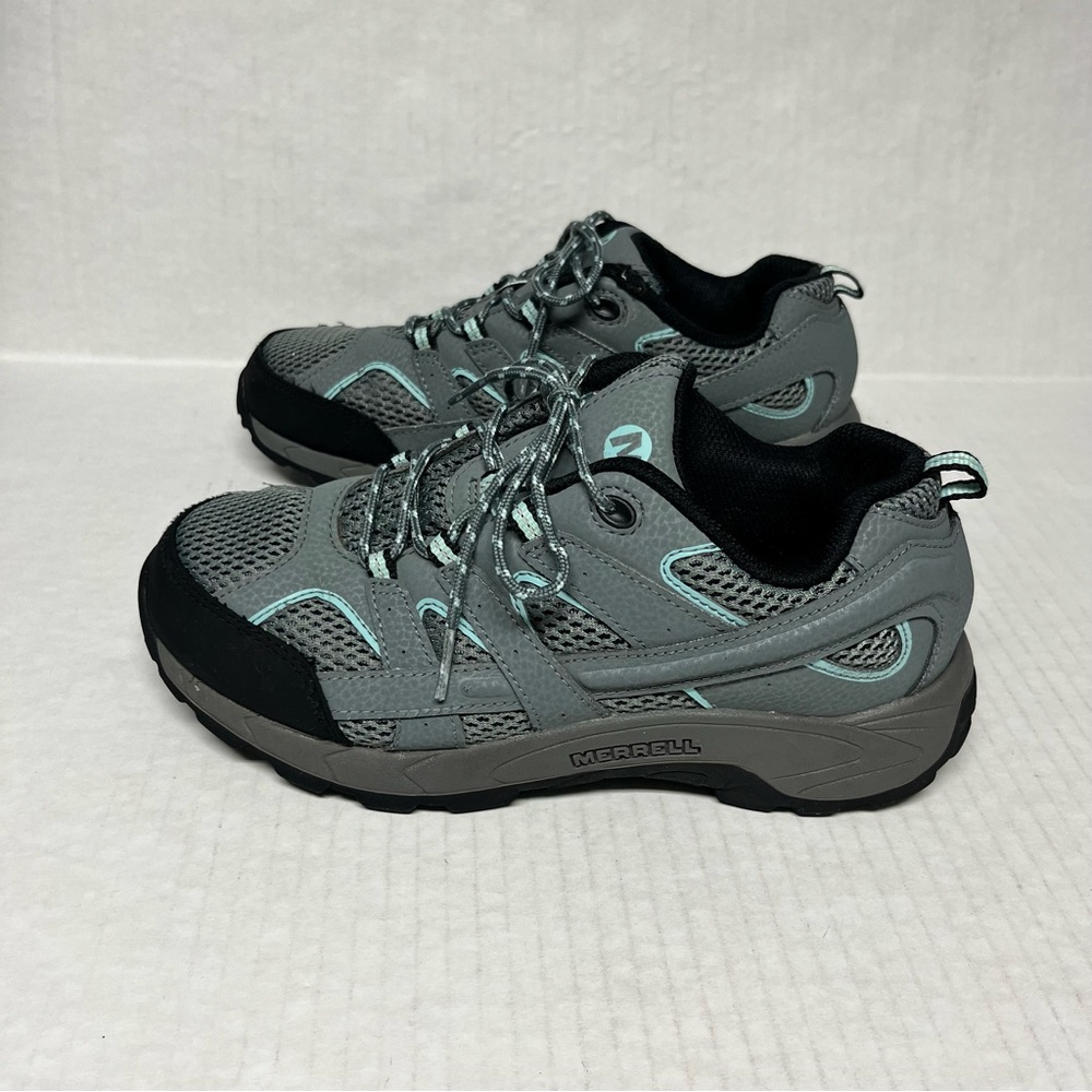 Merrel gray Moab 2 low hiking trail shoes 6 Gorpcore outdoor adventure walking - Picture 7 of 13
